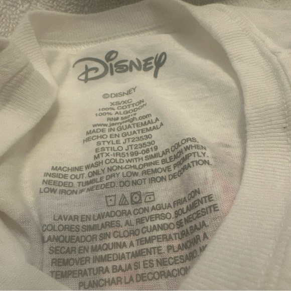 Disney 101 Dalmatians White Long Sleeve Shirt Size XS - Picture 6 of 7